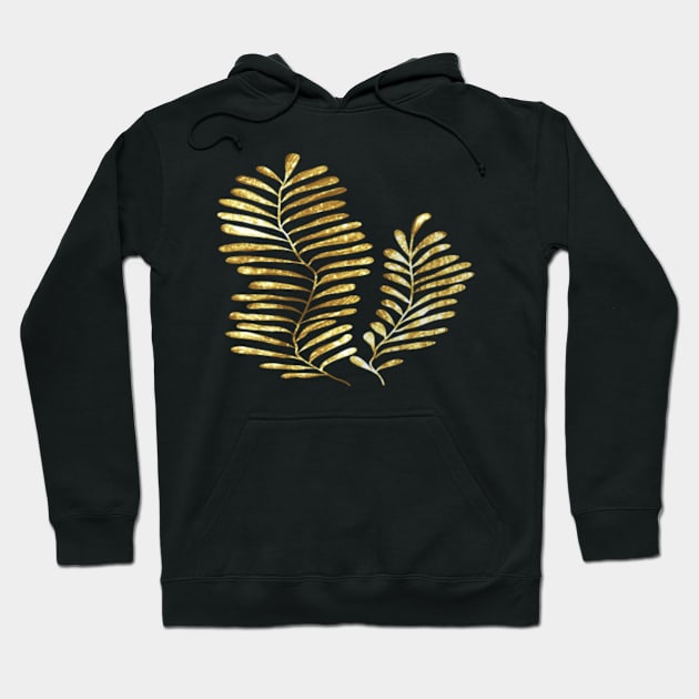 Sparkling leaves Hoodie by cecilestees